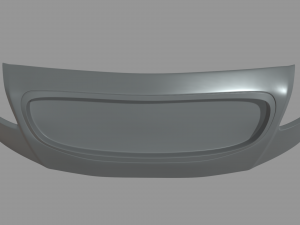 Front Bumper Audi TT 3D Model