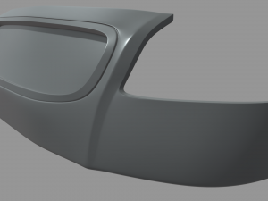 Front Bumper Audi TT 3D Model