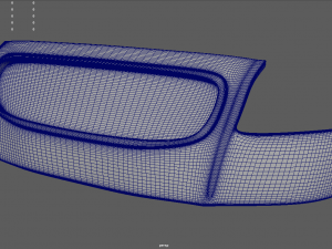 Front Bumper Audi TT 3D Model