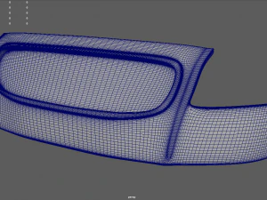 P&aacute;ra-choques Dianteiro Audi TT Modelo 3D