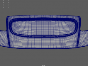 Front Bumper Audi TT 3D Model