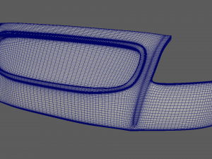Front Bumper Audi TT 3D Model