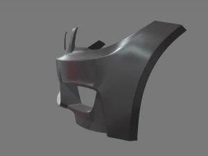 Front Bumper Car 3D Model