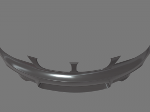 Front Bumper Car 3D Model