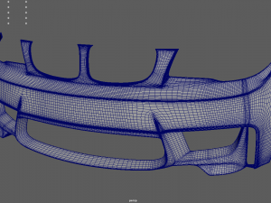Front Bumper Car 3D Model