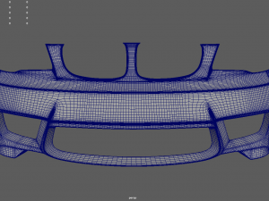 Front Bumper Car 3D Model