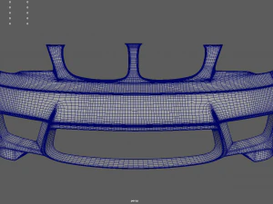 Front Bumper Car 3D Model