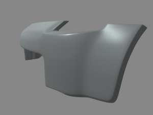 Front Bumper Car 02 3D 模型