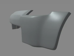 Front Bumper Car 02 3D Model