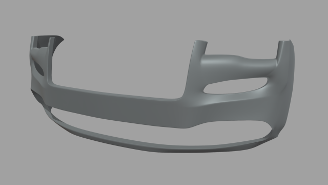 Front Bumper Car 03 Modelo 3D .c4d .max .obj .3ds .fbx .stl .blend 