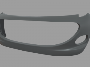 Front Bumper Custom 01 3D Model