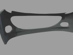 Front Bumper Custom 01 Model 3D
