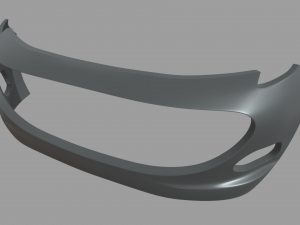 Front Bumper Custom 01 Model 3D