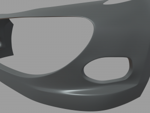 Front Bumper Custom 01 Model 3D