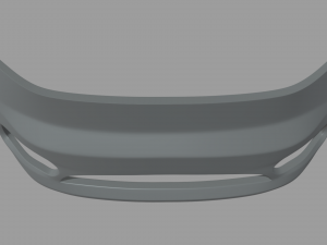 Front Bumper Custom 02 3D 模型