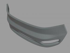 Front Bumper Custom 02 3D 模型