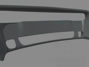 Front Bumper Dodge Challenger 3D Model