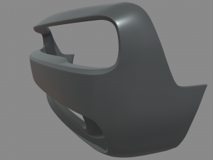 Front Bumper Dodge Challenger Modelo 3D