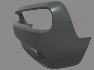 Front Bumper Dodge Challenger 3D Model