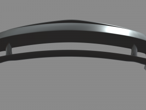Front Bumper Dodge Challenger Modelo 3D