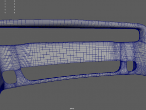 Front Bumper Dodge Challenger Modelo 3D