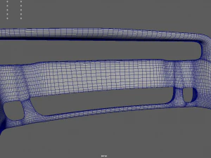 Front Bumper Dodge Challenger 3D Model