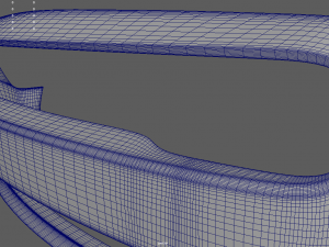 Front Bumper Dodge Challenger Modelo 3D