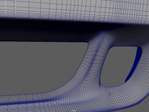 Front Bumper Dodge Challenger Modelo 3D