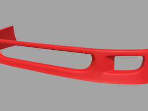 Front Bumper Ferrari F40 3D Model