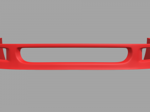 Front Bumper Ferrari F40 3D Model