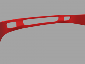 Front Bumper Ferrari F40 3D Model