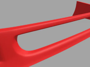 Front Bumper Ferrari F40 3D Model