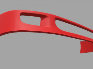 Front Bumper Ferrari F40 3D Model