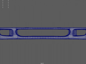 Front Bumper Ferrari F40 3D Model