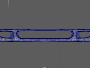 Front Bumper Ferrari F40 3D Model