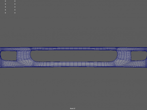 Front Bumper Ferrari F40 3D Model