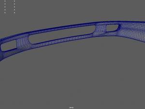 Front Bumper Ferrari F40 3D Model