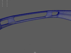 Front Bumper Ferrari F40 3D Model