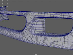 Front Bumper Ferrari F40 3D Model