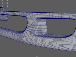 Front Bumper Ferrari F40 3D Model