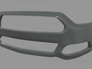 Front Bumper Mustang Custom 3D-Modell