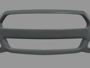 Front Bumper Mustang Custom Modelo 3D