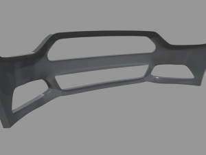 Front Bumper Mustang Custom Modelo 3D