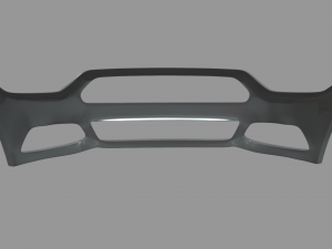 Front Bumper Mustang Custom Modelo 3D