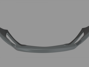 Front Bumper Mustang Custom Modelo 3D