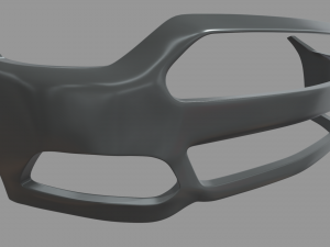 Front Bumper Mustang Custom Modelo 3D