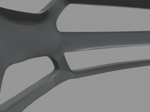 Front Bumper Mustang Custom Modelo 3D