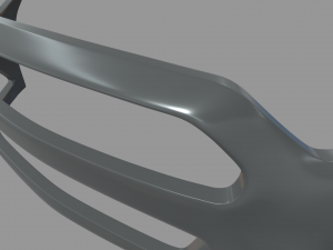 Front Bumper Mustang Custom Modelo 3D