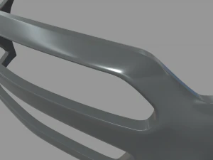 Front Bumper Mustang Custom 3D Model