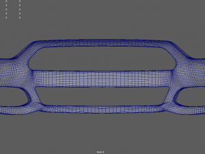 Front Bumper Mustang Custom Modelo 3D